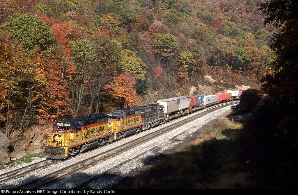 CSX #137 climbing Sand Patch 1987